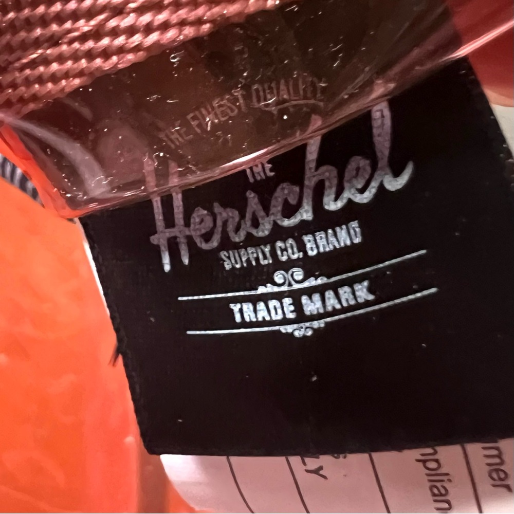 Herschel Supply Company Clear PVC Backpack with Pink Trim - Picture 10 of 14